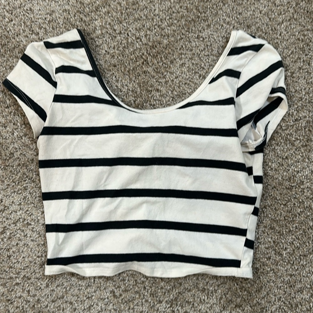 Stripped crop top